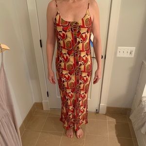 NWT Maxi Patterned Dress